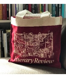 Literary Review Heavyweight Red Tote Bag